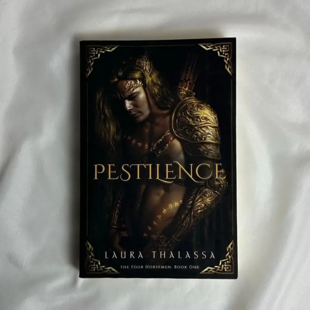 Pestilence Laura Thalassa OOP Original Indie Model Cover Paperback Four Horsemen